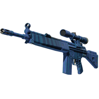 G3SG1 | Azure Zebra (Minimal Wear) CS2 skin