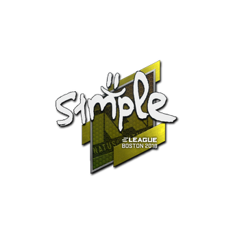 Sticker | s1mple | Boston 2018 CS2 skin