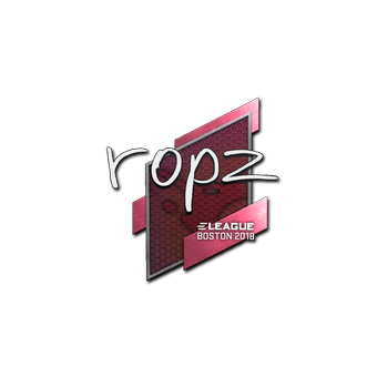 Sticker | ropz | Boston 2018 CS2 skin