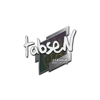 Sticker | tabseN | Boston 2018 CS2 skin