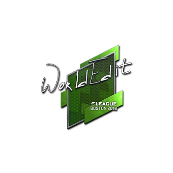 Sticker | WorldEdit | Boston 2018 CS2 skin