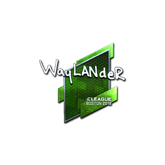 Sticker | wayLander (Foil) | Boston 2018 CS2 skin