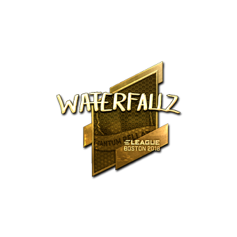 Sticker | waterfaLLZ (Gold) | Boston 2018 CS2 skin