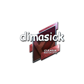 Sticker | dimasick (Foil) | Boston 2018 CS2 skin