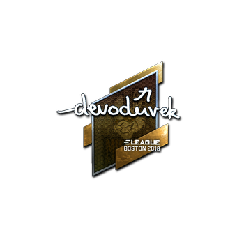 Sticker | devoduvek (Foil) | Boston 2018 CS2 skin