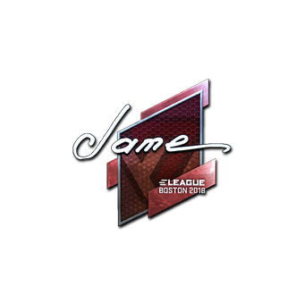 Sticker | Jame (Foil) | Boston 2018 CS2 skin