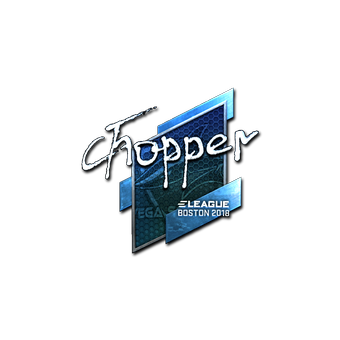 Sticker | chopper (Foil) | Boston 2018 CS2 skin