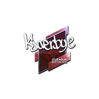 Sticker | Kjaerbye (Foil) | Boston 2018 CS2 skin