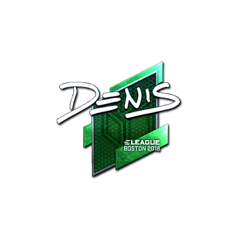 Sticker | denis (Foil) | Boston 2018 CS2 skin
