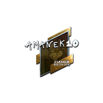 Sticker | AmaNEk (Foil) | Boston 2018 CS2 skin