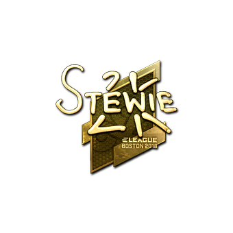 Sticker | Stewie2K (Gold) | Boston 2018 CS2 skin