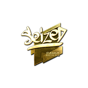 Sticker | seized (Gold) | Boston 2018 CS2 skin