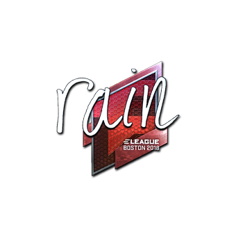 Sticker | rain (Foil) | Boston 2018 CS2 skin