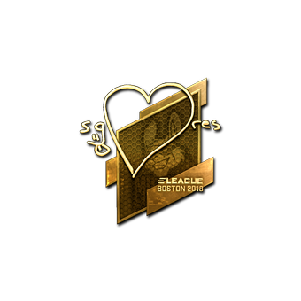 Sticker | seang@res (Gold) | Boston 2018 CS2 skin