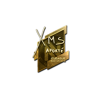 Sticker | xms (Gold) | Boston 2018 CS2 skin