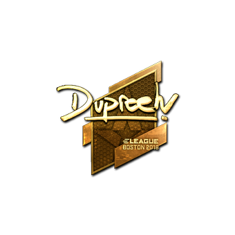 Sticker | dupreeh (Gold) | Boston 2018 CS2 skin