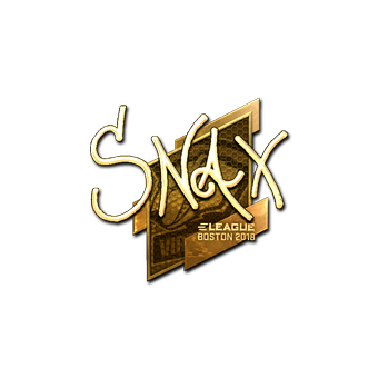 Sticker | Snax (Gold) | Boston 2018 CS2 skin