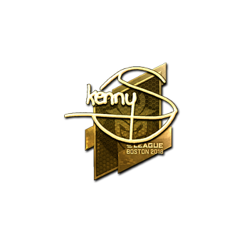 Sticker | kennyS (Gold) | Boston 2018 CS2 skin
