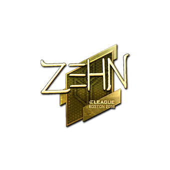 Sticker | zehN (Gold) | Boston 2018 CS2 skin