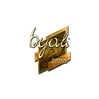Sticker | byali (Gold) | Boston 2018 CS2 skin