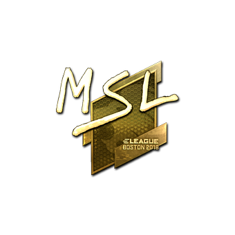 Sticker | MSL (Gold) | Boston 2018 CS2 skin