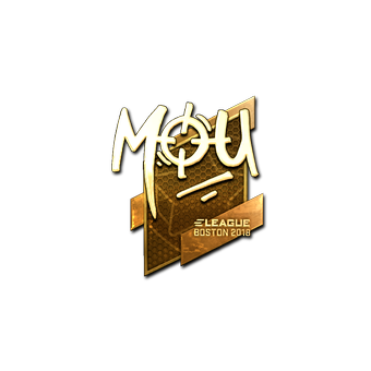 Sticker | mou (Gold) | Boston 2018 CS2 skin