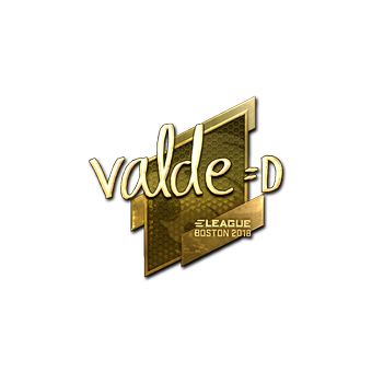 Sticker | v4lde (Gold) | Boston 2018 CS2 skin