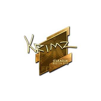 Sticker | KRIMZ (Gold) | Boston 2018 CS2 skin