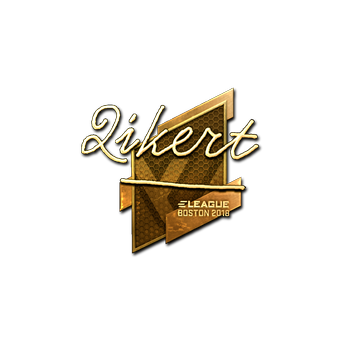 Sticker | qikert (Gold) | Boston 2018 CS2 skin