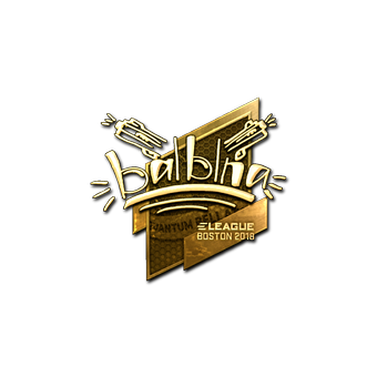 Sticker | balblna (Gold) | Boston 2018 CS2 skin