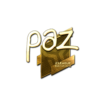 Sticker | paz (Gold) | Boston 2018 CS2 skin