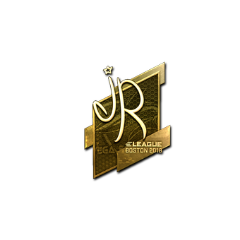 Sticker | jR (Gold) | Boston 2018 CS2 skin