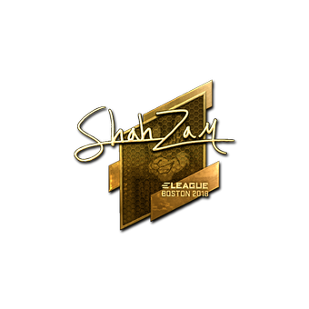 Sticker | ShahZaM (Gold) | Boston 2018 CS2 skin