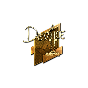 Sticker | device (Gold) | Boston 2018 CS2 skin