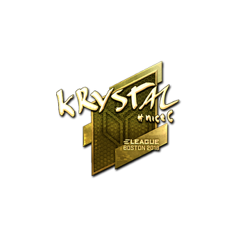 Sticker | kRYSTAL (Gold) | Boston 2018 CS2 skin