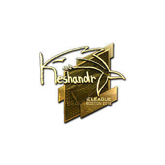Sticker | keshandr (Gold) | Boston 2018 CS2 skin