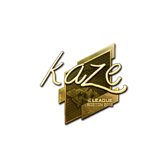 Sticker | Kaze (Gold) | Boston 2018 CS2 skin