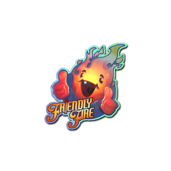 Sticker | Friendly Fire (Holo) CS2 skin