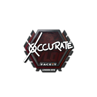 Sticker | xccurate | London 2018 CS2 skin