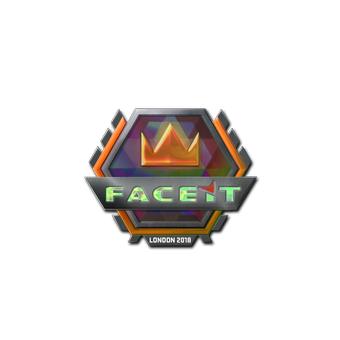 Sticker | FACEIT (Holo) | London 2018 CS2 skin