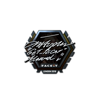 Sticker | GeT_RiGhT (Foil) | London 2018 CS2 skin