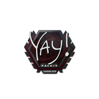 Sticker | yay | London 2018 CS2 skin