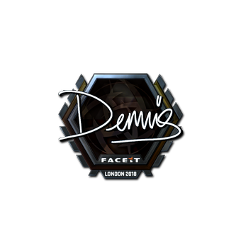 Sticker | dennis (Foil) | London 2018 CS2 skin