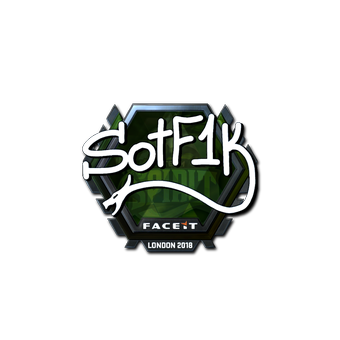 Sticker | S0tF1k (Foil) | London 2018 CS2 skin