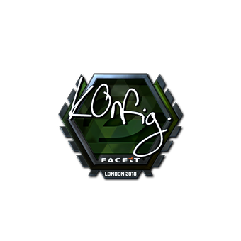 Sticker | k0nfig (Foil) | London 2018 CS2 skin