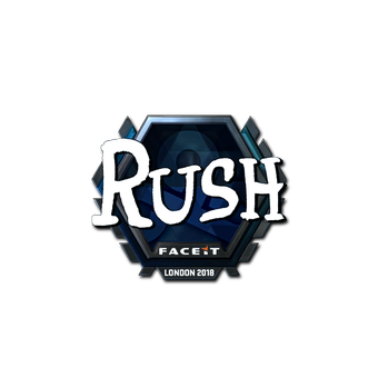 Sticker | RUSH (Foil) | London 2018 CS2 skin