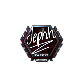 Sticker | dephh (Foil) | London 2018 CS2 skin