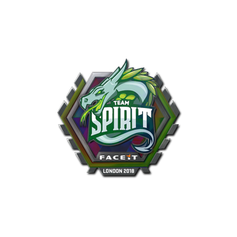 Sticker | Team Spirit (Holo) | London 2018 CS2 skin