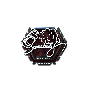 Sticker | somebody (Foil) | London 2018 CS2 skin