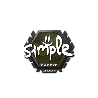 Sticker | s1mple | London 2018 CS2 skin